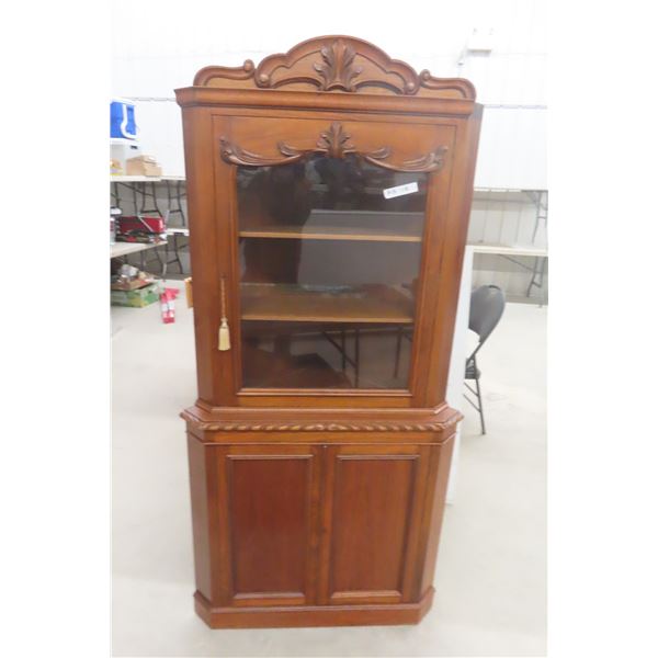 Kramer Corner China Cabinet 75" x 35" x 18" - Made in WPG