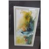 Image 12 : Four Framed Watercolor Art Pieces by Joanne Chase, 12" x 22"