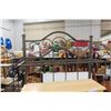 Image 2 : Wood and Wrought Iron Baker’s Rack, 78" x 31" x 20"