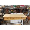 Image 3 : Wood and Wrought Iron Baker’s Rack, 78" x 31" x 20"