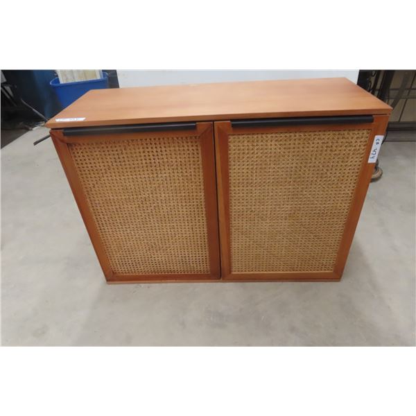 Two-Door Shelf Cabinet, 28  x 39  x 15 