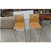 Image 1 : Two High Bar Chairs