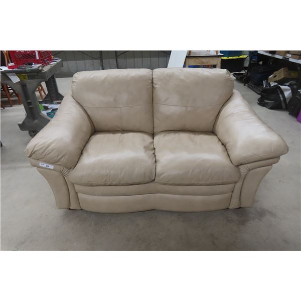 Leather or Leather-Style Loveseat, 60" Wide