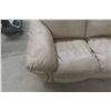 Image 4 : Leather or Leather-Style Loveseat, 60" Wide