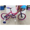 Image 2 : Huffy Princess Pedal Bike 15" Bike with Helmet