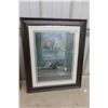 Image 3 : Framed Golf Print, 24" x 19"