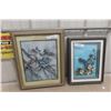 Image 1 : Two 3D Blue Jay Framed Pictures