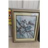 Image 4 : Two 3D Blue Jay Framed Pictures