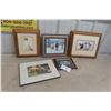 Image 1 : Five Framed Pictures of Animals/Children