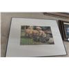 Image 5 : Five Framed Pictures of Animals/Children