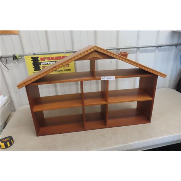 Wall-Mounted Display Shelf, 24" x 34" x 9"