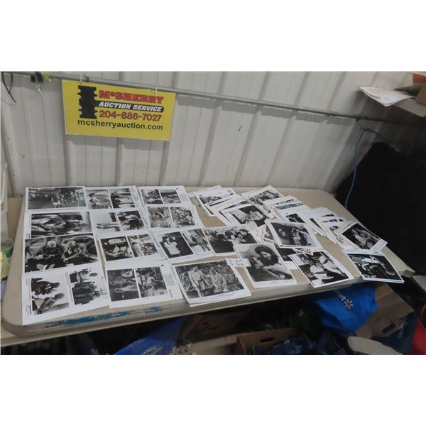 Assorted Vintage Movie Set Photos