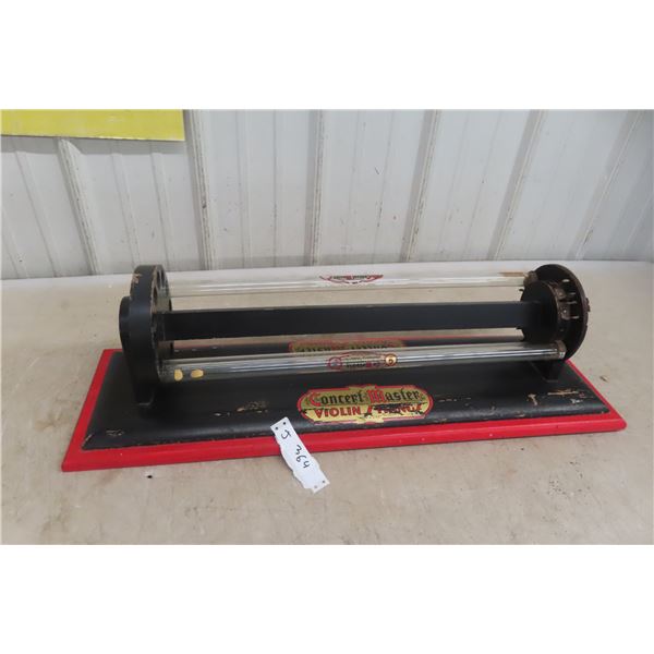 Concert Master Vintage Violin Store String Display Rack