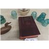Image 7 : Coal Oil Lamp, Insulator, Medical Book, and Wood-Carved Duck