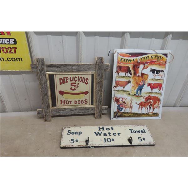 Cow Country Metal Display and More