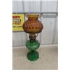 Image 1 : Aladdin Green Beehive Lamp with Chimney and Shade