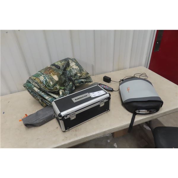 Sonic Comfort Heels Massage Pad; Tasco Case (Empty); and More!