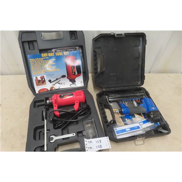 King Power Cut-Out Tool and Brad Nailer with Case