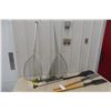 Image 1 : Two Fishing Scoop Nets with Paddles