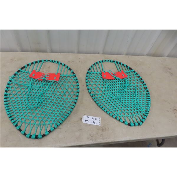 Set of Snowshoes, 23" x 18"