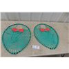 Image 1 : Set of Snowshoes, 23" x 18"