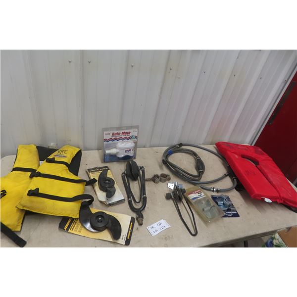 Rule Mate Auto Bilge Pump, Life Jacket, and More