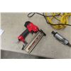 Image 6 : Black & Decker Jig Saw, Booster Cables, Air Brad Nailer, Air Die Grinder, Tin Snips, and Clamps