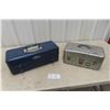 Image 1 : Two Vintage Metal Fishing Tackle Boxes and More