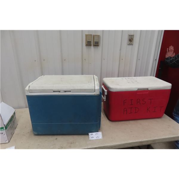 Two Large Picnic Coolers