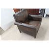 Image 1 : Leather/Leather-Style Living Room Arm Chair
