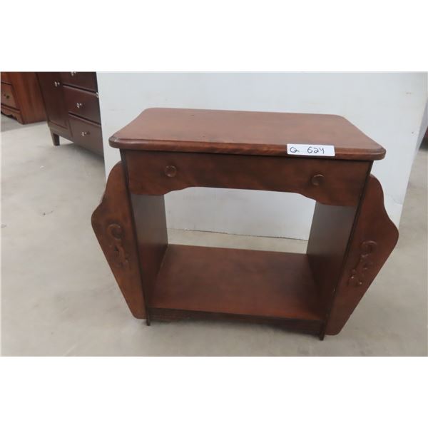 Magazine Stand, 22" x 27" x 13"