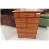 Image 1 : Five-Drawer Dresser, 45" x 33" x 17"