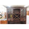 Image 3 : Dining Room Set: China Cabinet approx 77" x 54" x 17"; Table 70" x 30" x 40" with Chairs