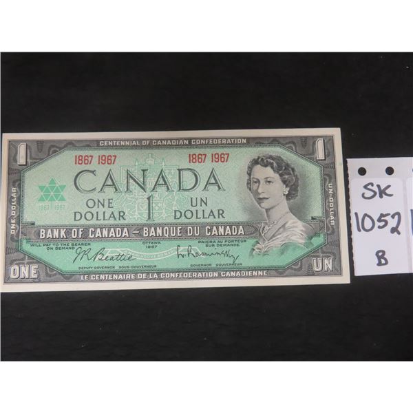 1967 Uncirculated Canadian $1 Bill