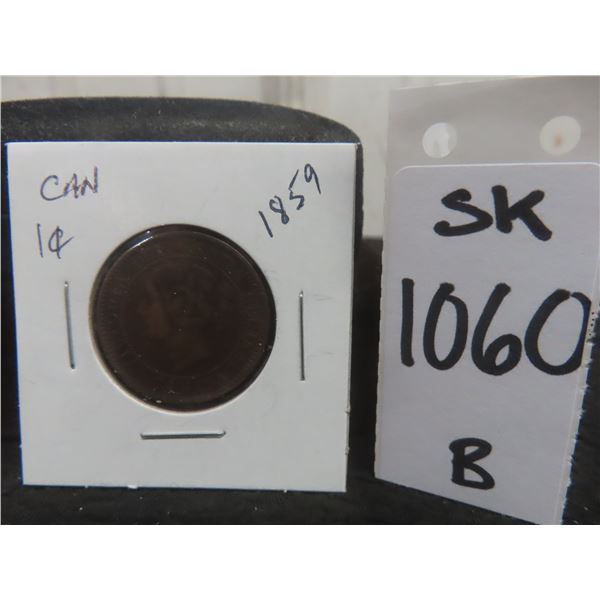 1859 Canadian Large Cent