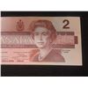 Image 4 : Two 1986 Uncirculated Canadian $2 Bills