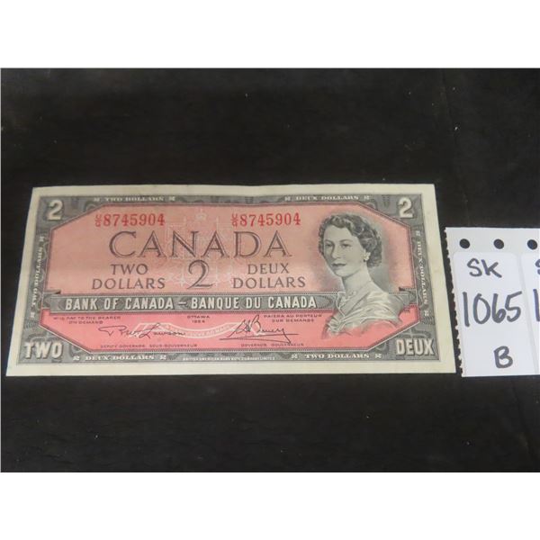 1954 Canadian $2 Bill