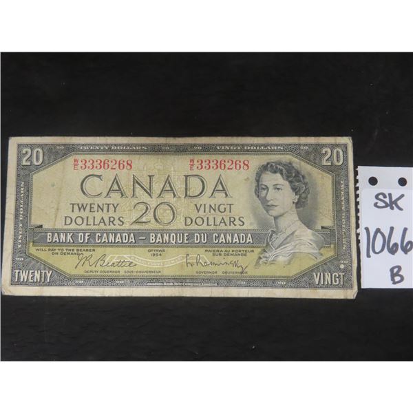 1954 Canadian $20 Bill