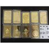 Image 1 : Nine Gold-Plated Ingots