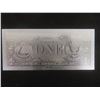 Image 3 : White Gold-Plated U.S. $1 Bill