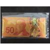 Image 2 : Four Gold-Plated Canadian $50 Bills
