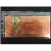 Image 4 : Four Gold-Plated Canadian $50 Bills