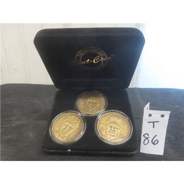 The Last Stars of The Millennium Bronze Coin Set Featuring Jordan, Gretzky, and Elway