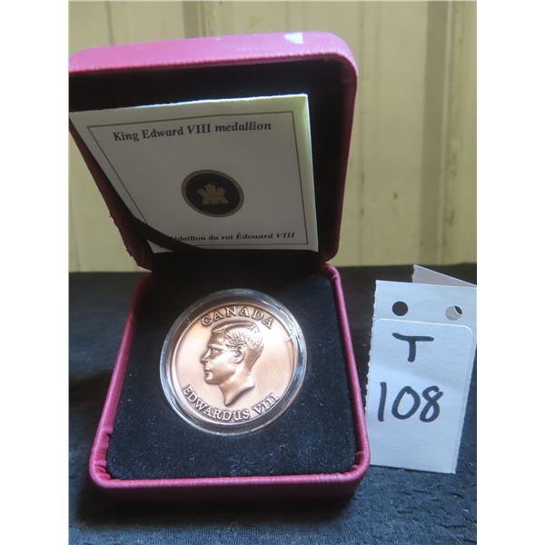 King Edward VIII Commemorative Medallion