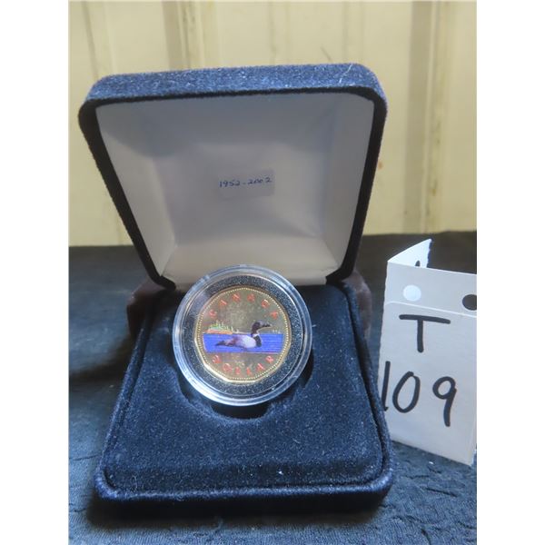 2002 Canadian Coloured Loonie