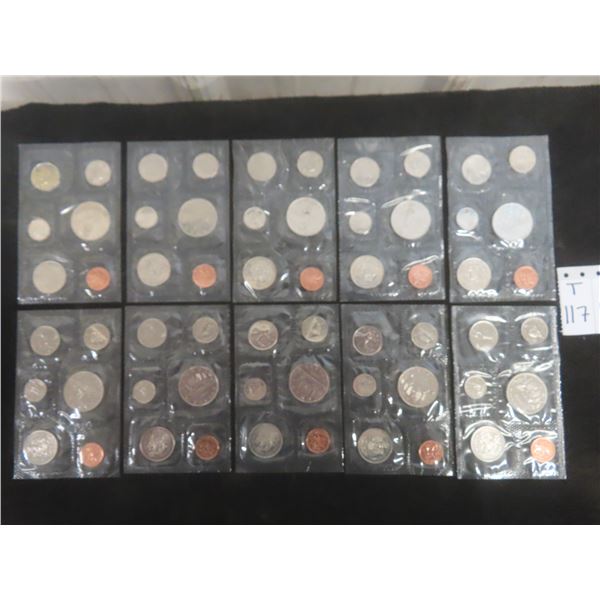 Ten Canadian Proof Sets (1978–1987)