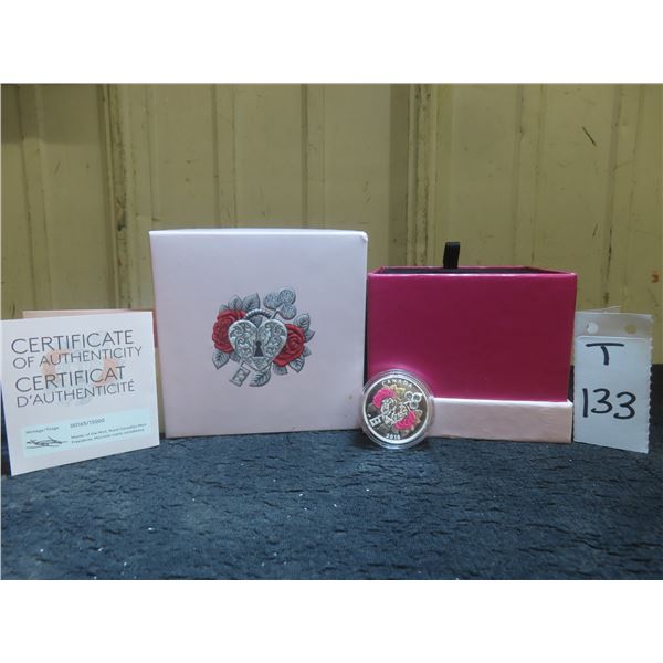 2018 $3 Fine Silver Coin 'Celebration of Love'