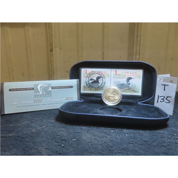 Canadian Millennial Edition Stamp and Coin Set