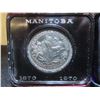 Image 2 : Two Canadian $1 Coins: 1970 Manitoba And 1974 Winnipeg Centennial