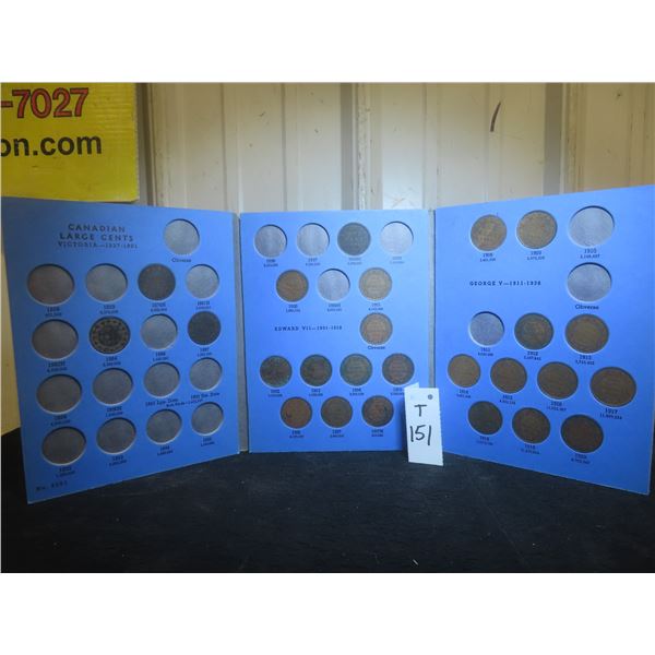 Canadian Large Cent Collection